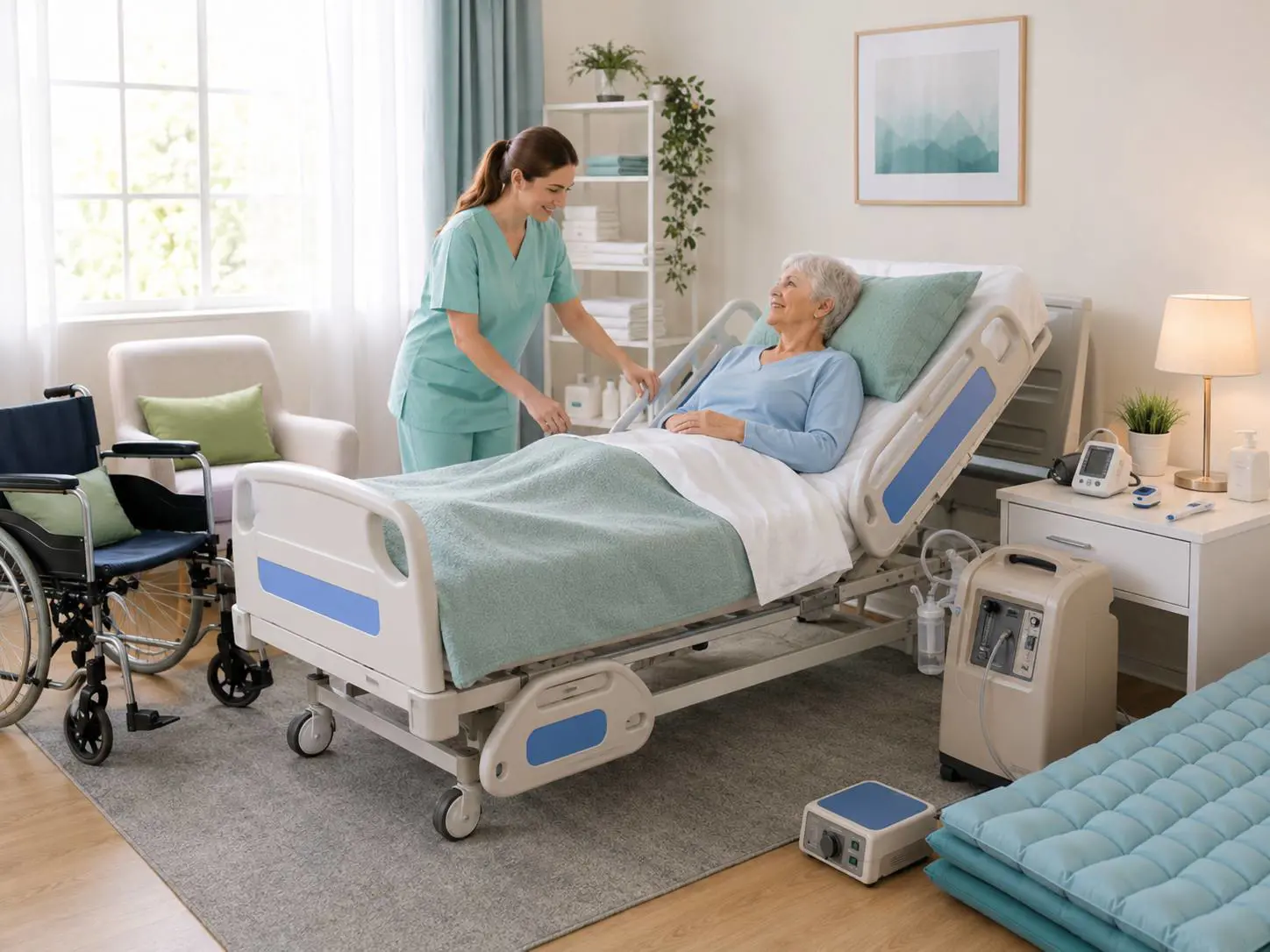 چه تجهیزات پزشکی برای بیمار بستری در منزل لازم داریم؟